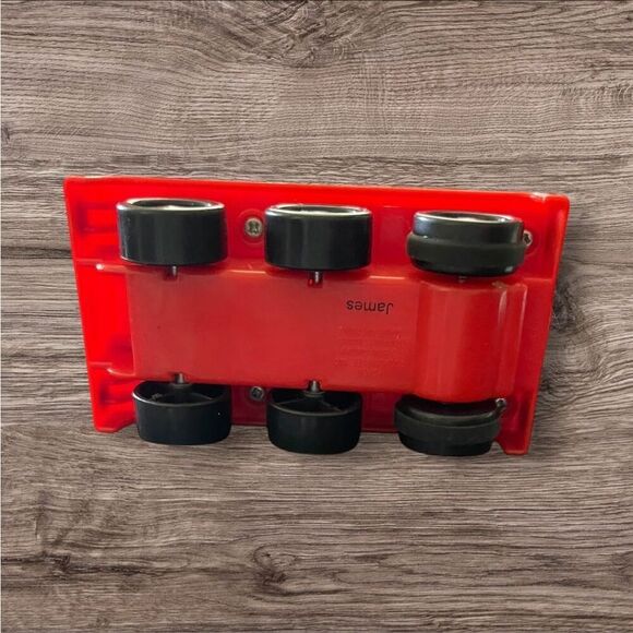 Thomas the Train James Limited #5 Pull Back and Go Gullane Mattel 2009 Red - Picture 4 of 9